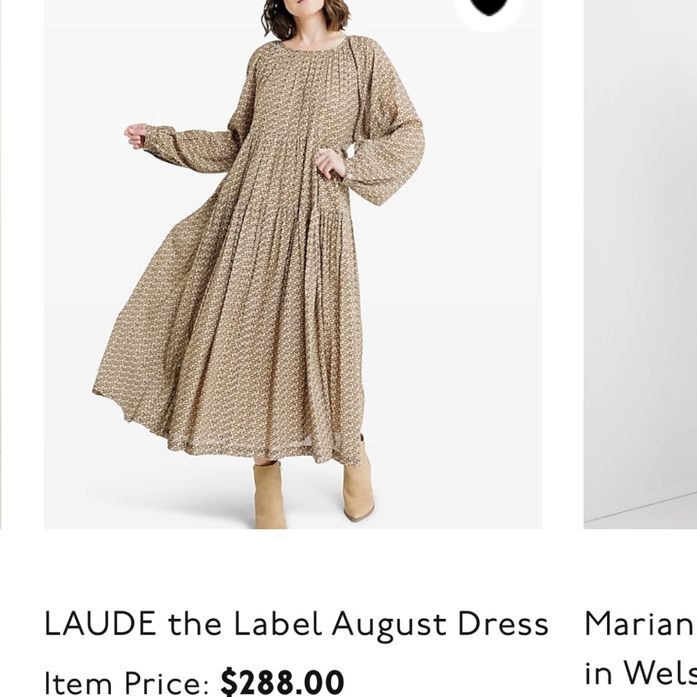 NWOT Laude The Label August Midi Dres - Picture 3 of 10